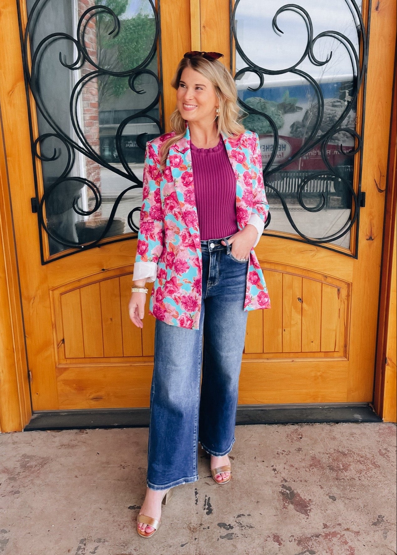 Perfect Vision Floral Blazer – The Sassy Owl Boutique