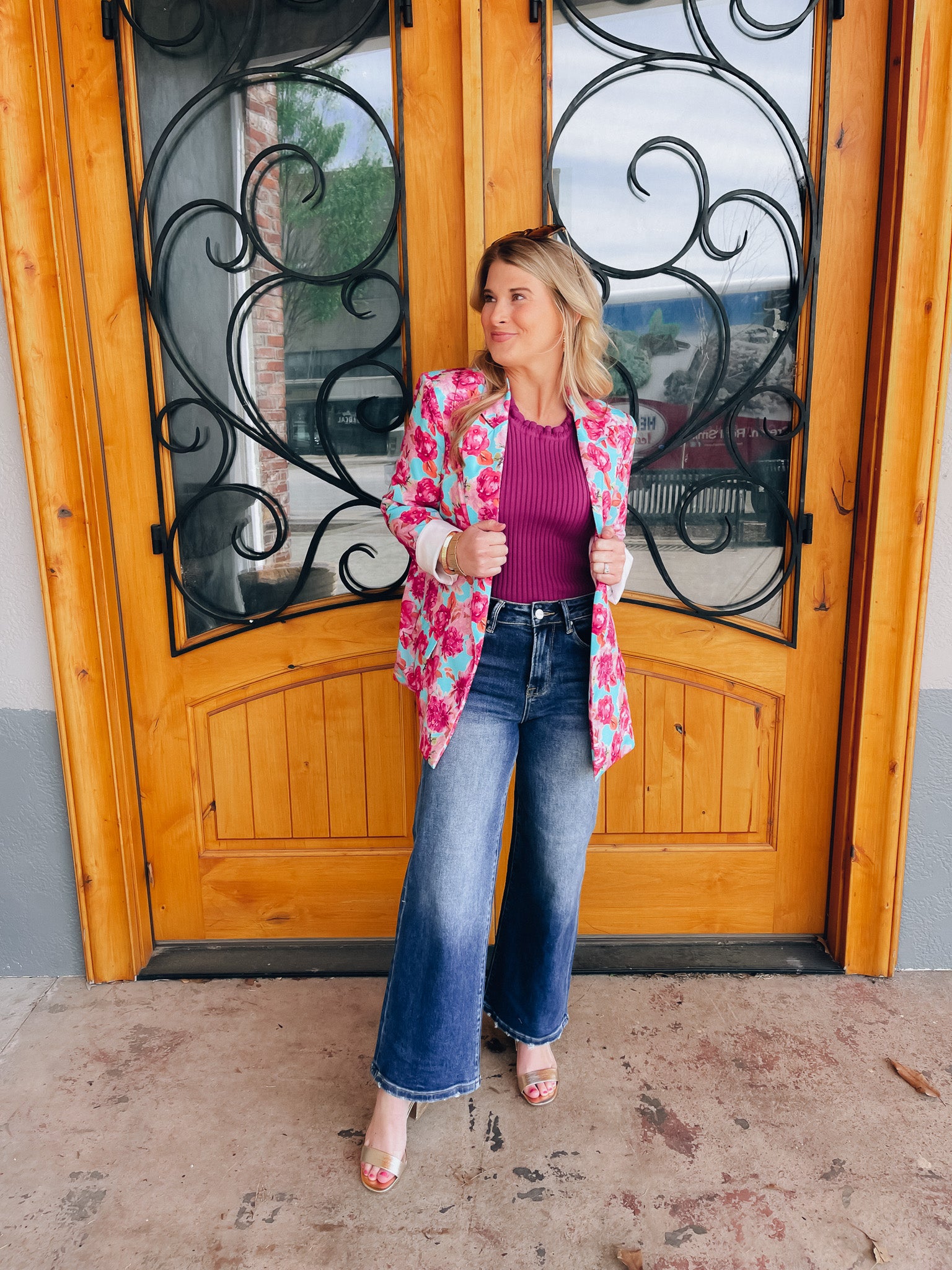 Perfect Vision Floral Blazer – The Sassy Owl Boutique
