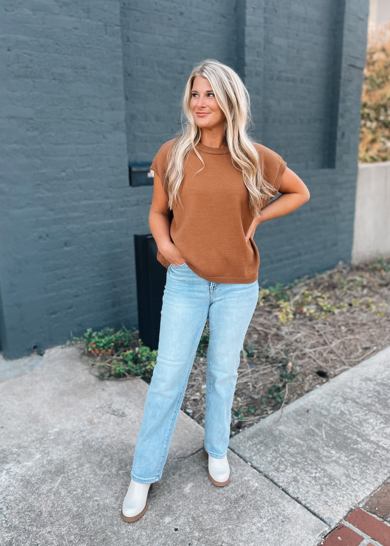 Never Out Of Place Short Sleeve Sweater