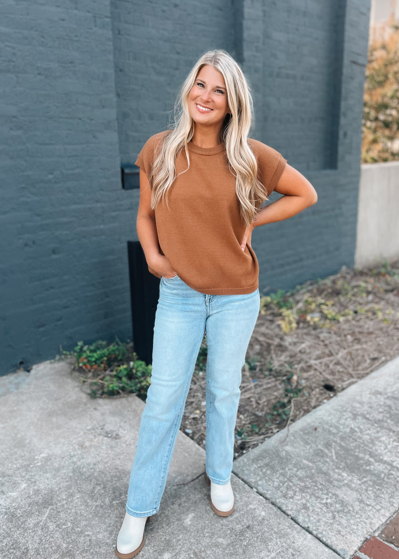 Never Out Of Place Short Sleeve Sweater