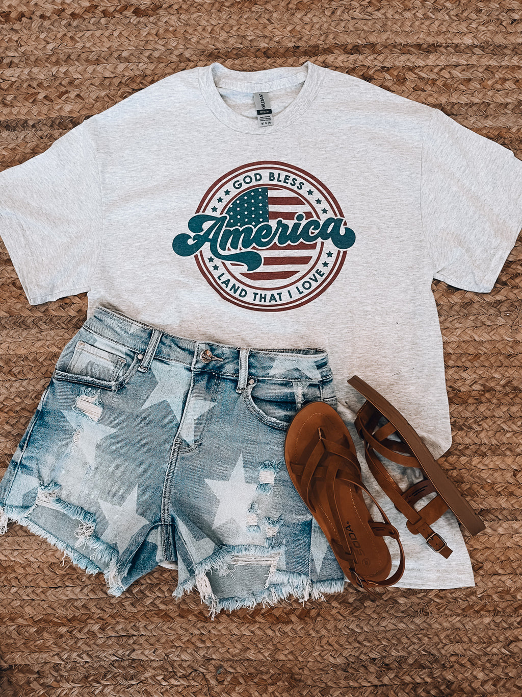 God Bless America Graphic Tee (S-2XL)