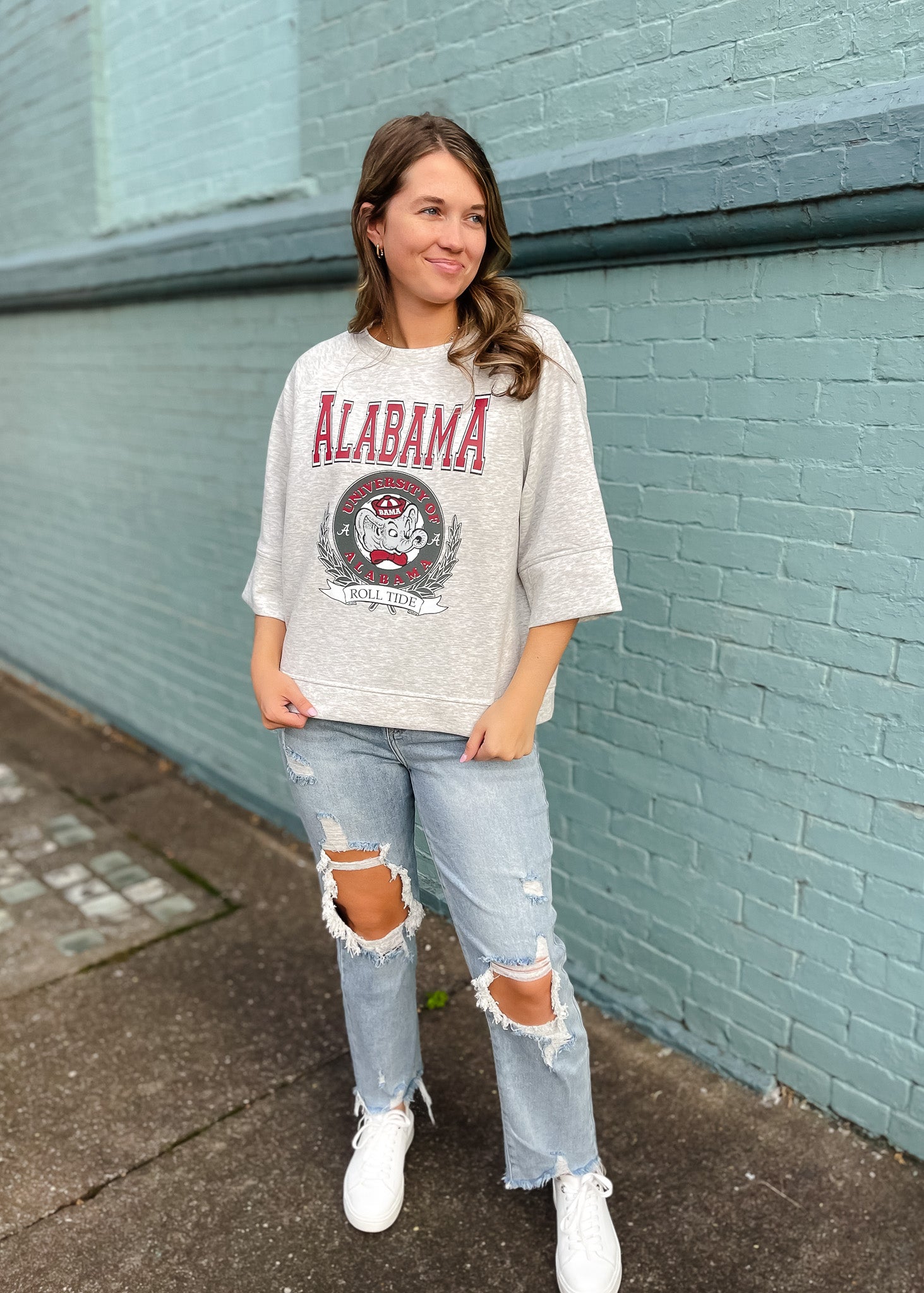 Vintage Team Scuba 3/4 Sleeve Pullover