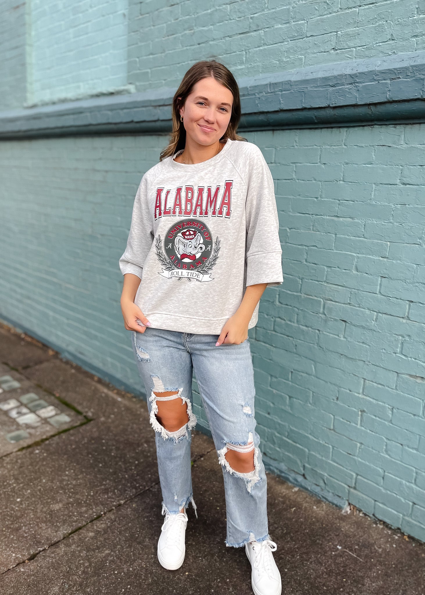 Vintage Team Scuba 3/4 Sleeve Pullover