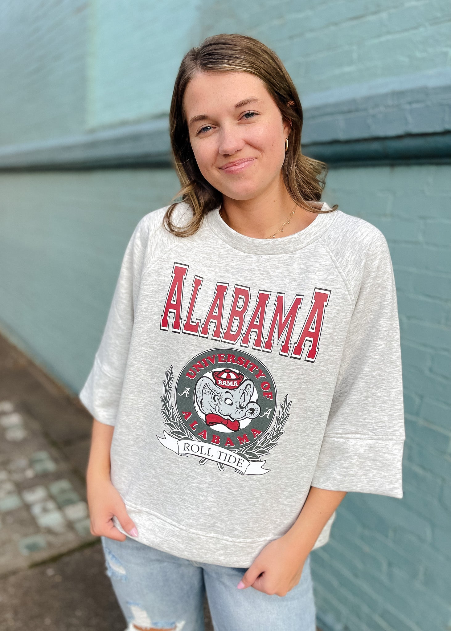 Vintage Team Scuba 3/4 Sleeve Pullover