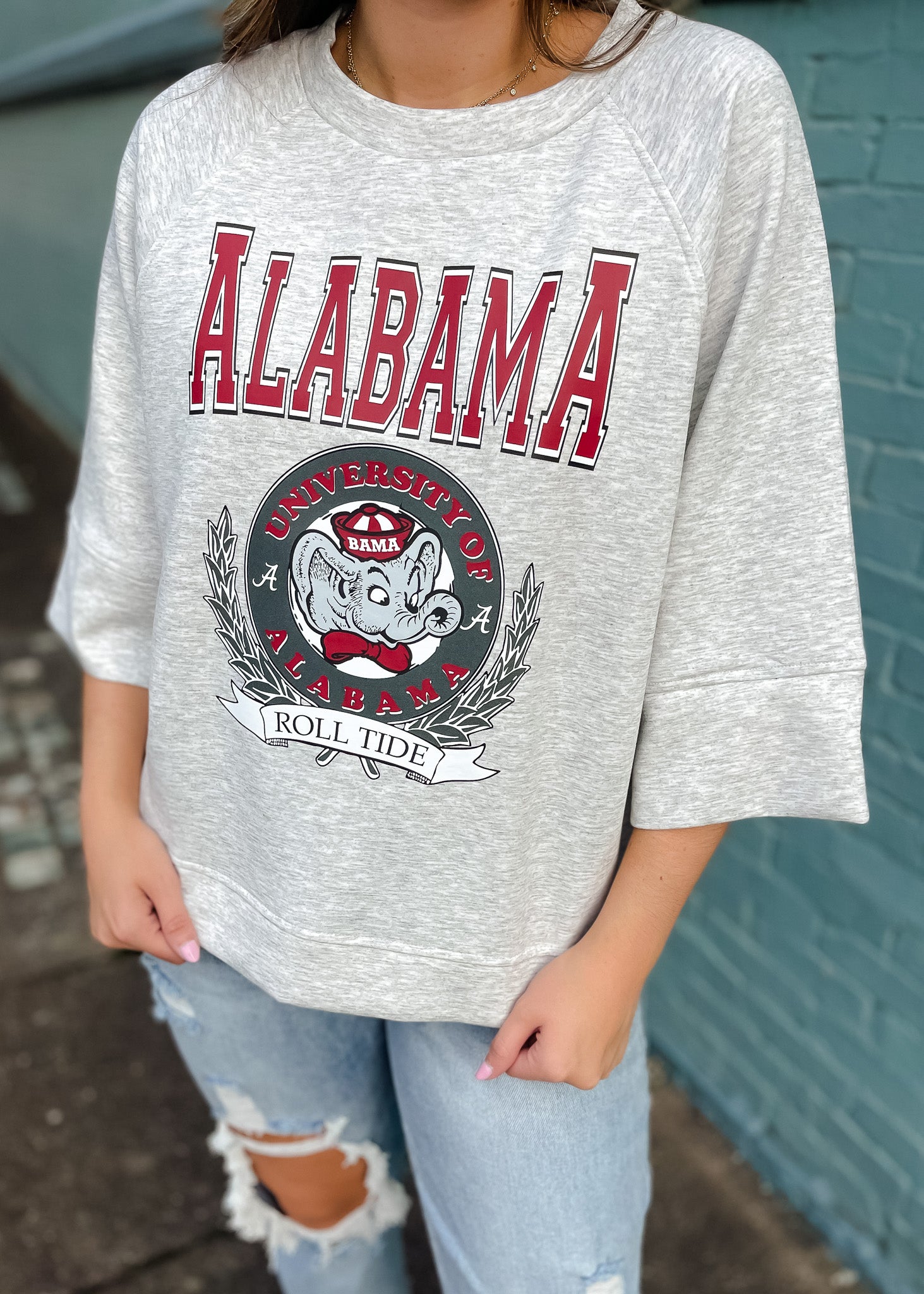 Vintage Team Scuba 3/4 Sleeve Pullover