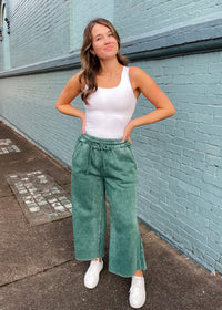 Don’t Doubt Me Acid Wash Wide Leg Pants