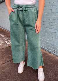 Don’t Doubt Me Acid Wash Wide Leg Pants