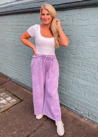 Don’t Doubt Me Acid Wash Wide Leg Pants