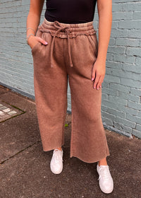 Don’t Doubt Me Acid Wash Wide Leg Pants