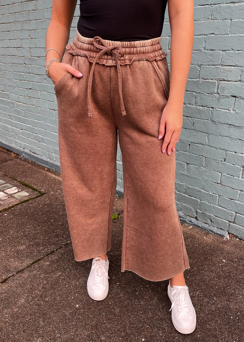 Don’t Doubt Me Acid Wash Wide Leg Pants