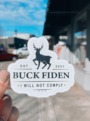 Buck Fiden Sticker Decal