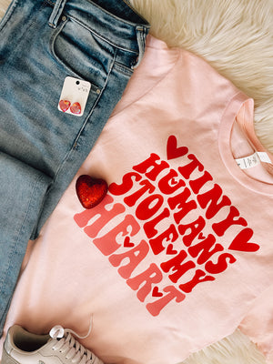 Tiny Humans Stole My Heart Graphic Tee (S-2XL)
