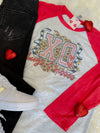 XOXO Hugs & Kisses Raglan (S-3XL)