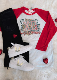 XOXO Hugs & Kisses Raglan (S-3XL)