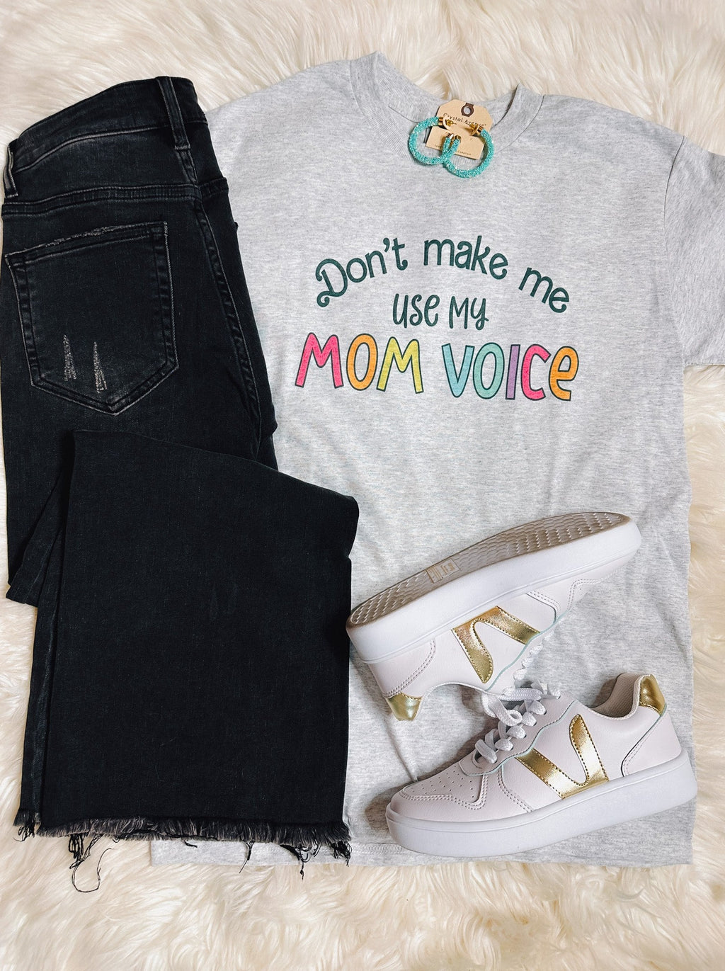 Don't Make Me Use My Mom Voice Graphic Tee