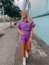 Change The Game Romper- Purple