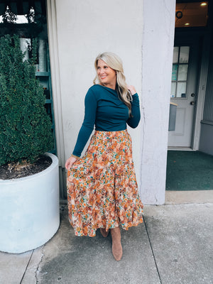 Elegance Above All Midi Skirt