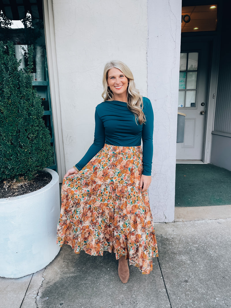 Elegance Above All Midi Skirt