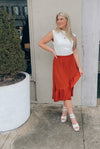 A Glorious Time Midi Skirt