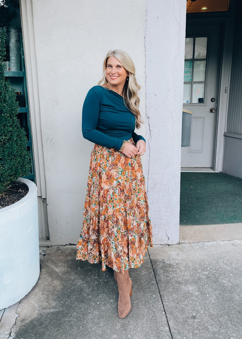 Elegance Above All Midi Skirt