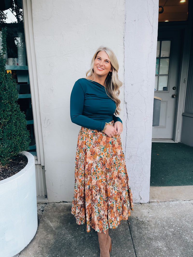 Elegance Above All Midi Skirt