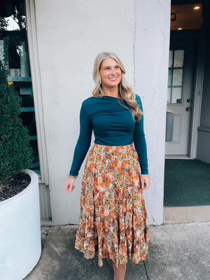 Elegance Above All Midi Skirt