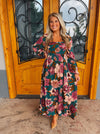 A Beautiful Feeling Floral Maxi Dress