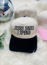 Jesus Saves I Spend Hat