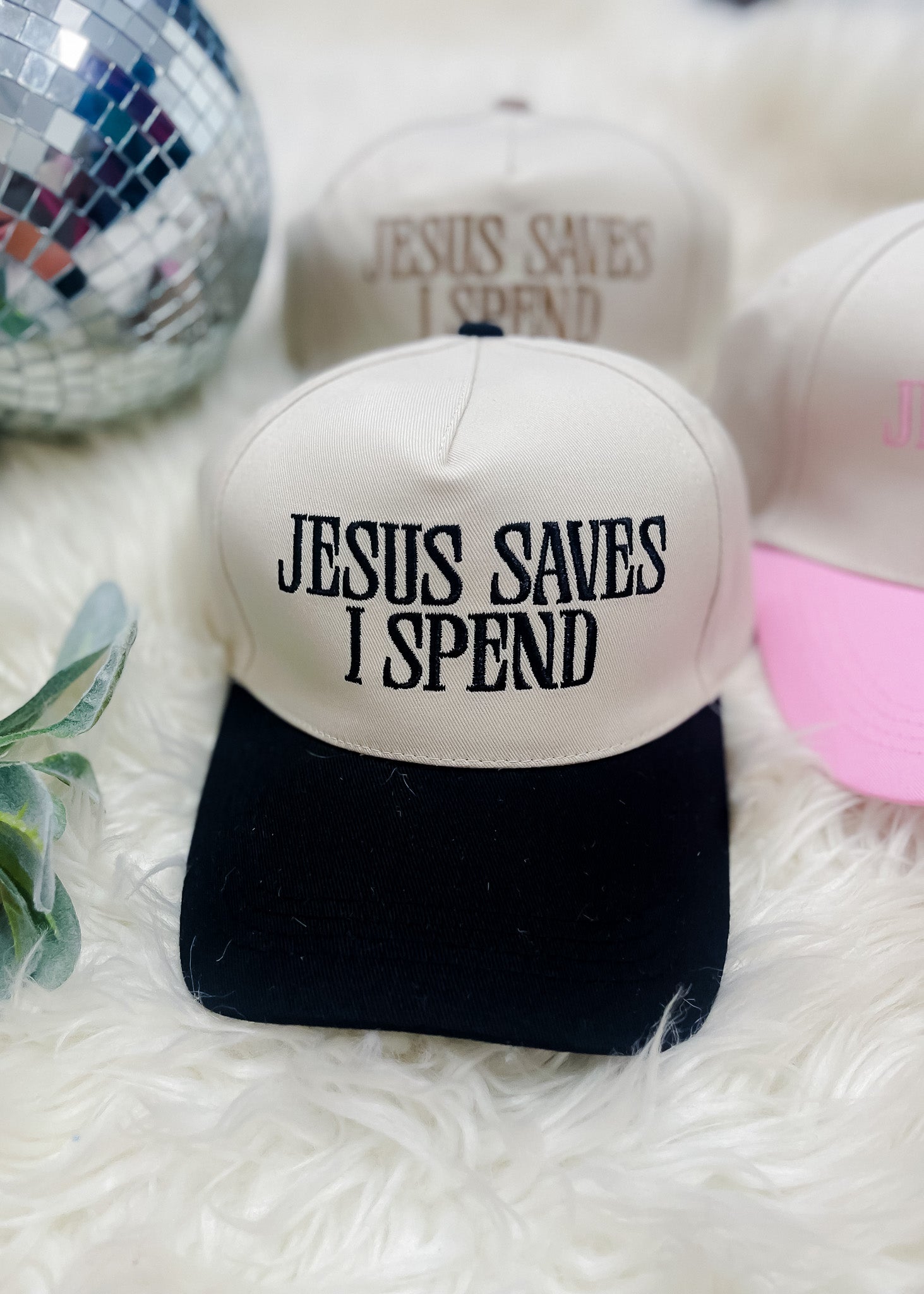 Jesus Saves I Spend Hat
