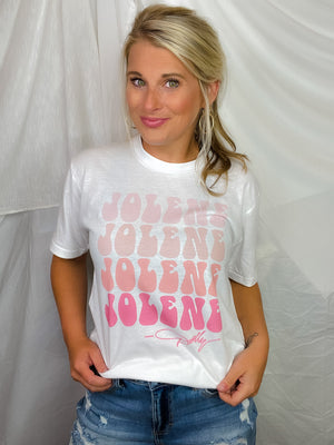 This Jolene Graphic Tee is the perfect fit for Dolly Parton fans! This pink ombre tee boasts the Queen of Country's iconic tune, plus a unisex fit and fashionable short sleeves. From rough riders to fashion icons, it's a one-of-a-kind wardrobe must-have! Yee-haw!
