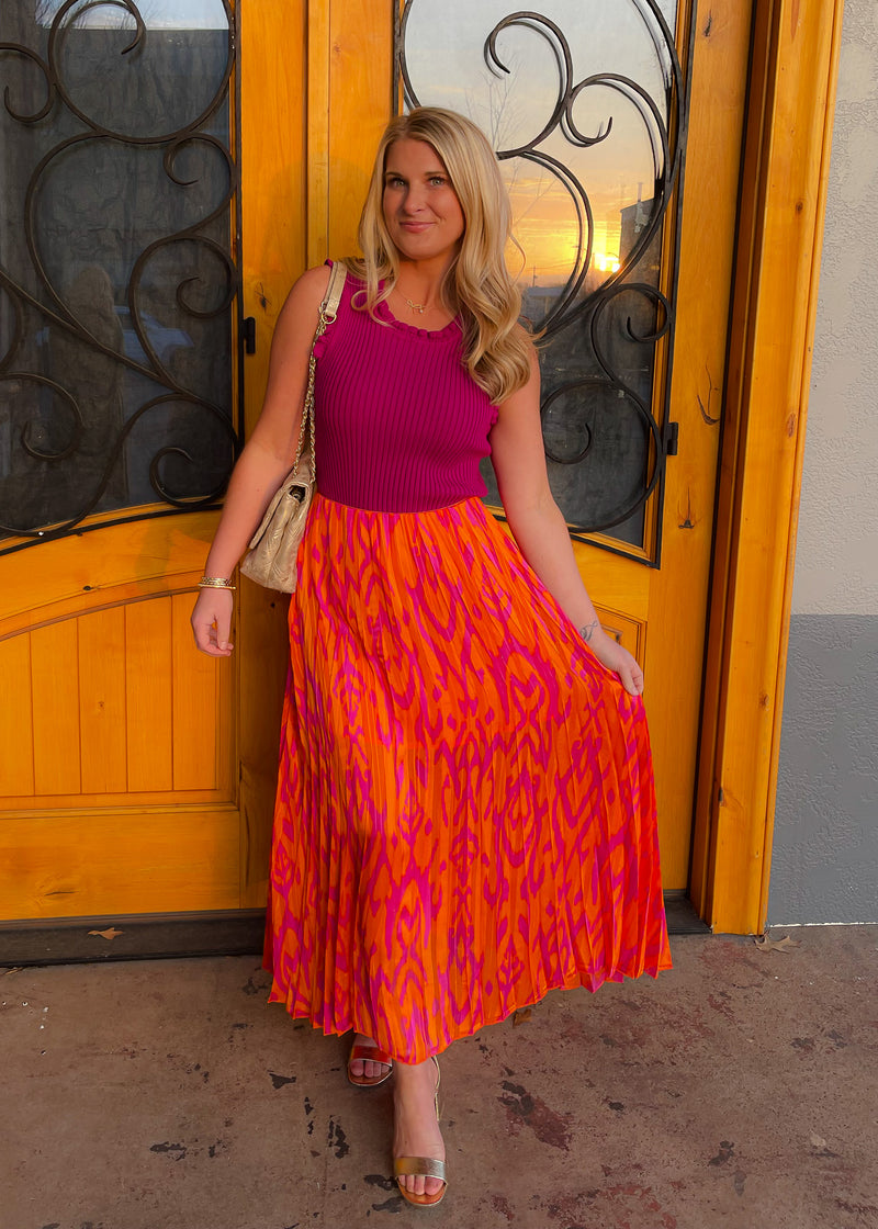 Meet You There Midi Skirt