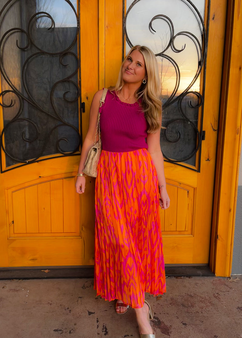 Meet You There Midi Skirt