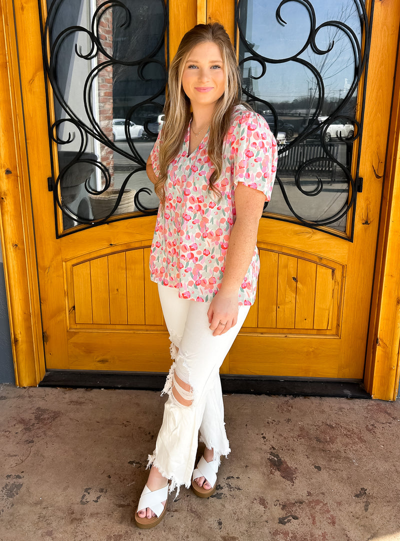 The Lillian Floral Top