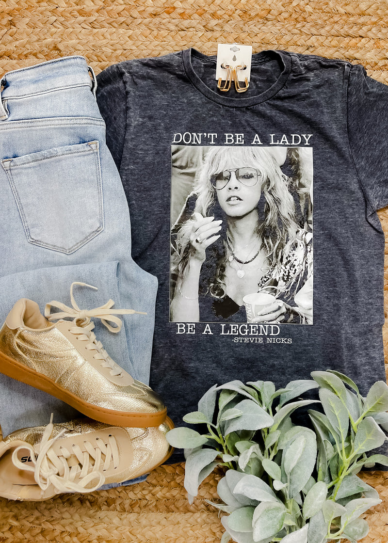 Acid Wash Stevie Nicks Graphic Tee (S-XL)