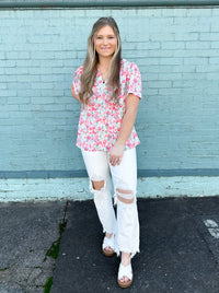 The Lillian Floral Top