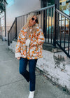 Wild Honey Floral Quilted Puffer Jacket