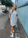 Always Carefree Dress- Heather Grey