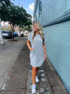 Always Carefree Dress- Heather Grey