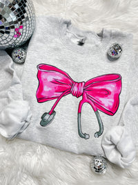 Bow Stethoscope Sweatshirt (S-2XL)