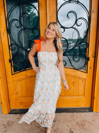 Everlasting Love Floral Embroidered Maxi Dress