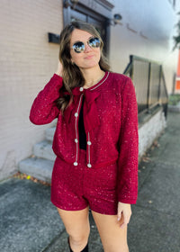 From Here On Tweed Two Piece Set