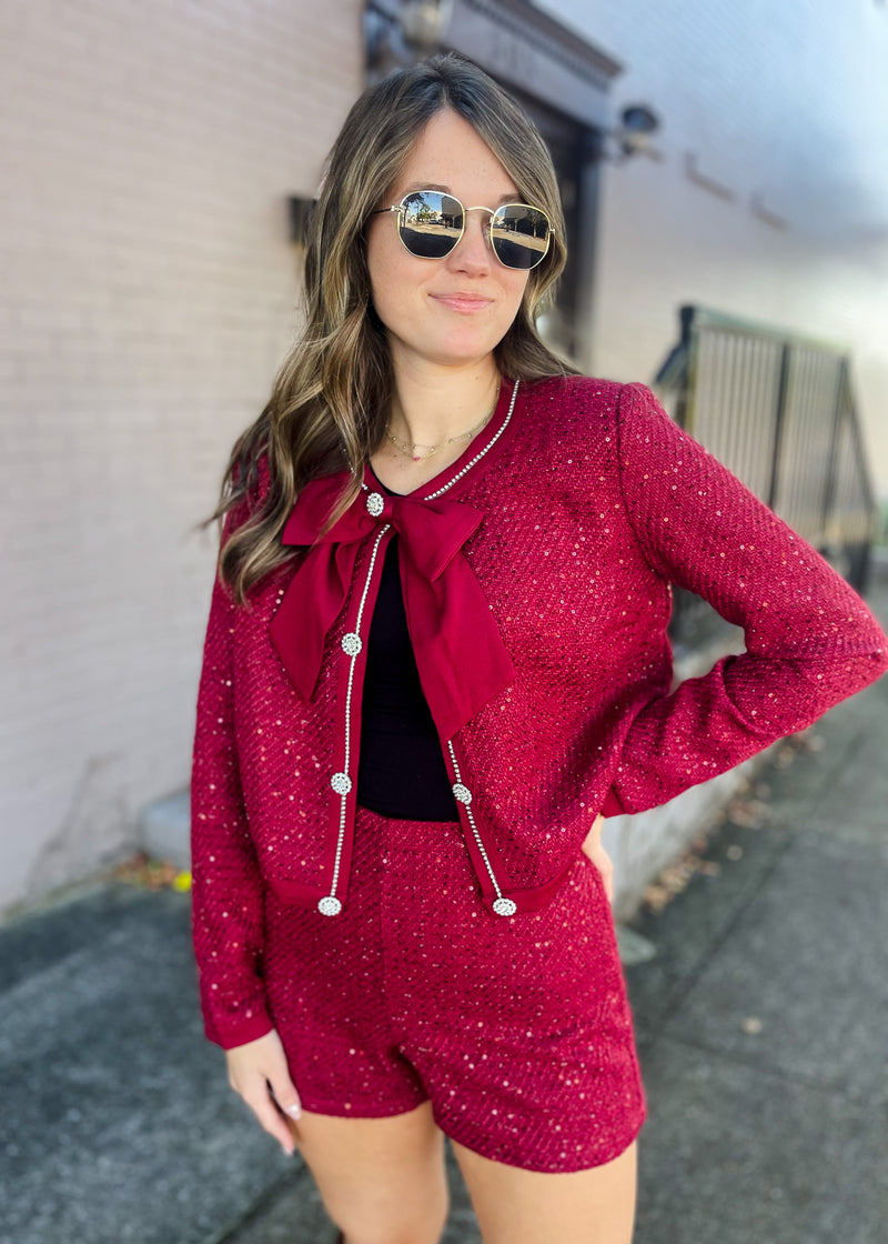 From Here On Tweed Two Piece Set