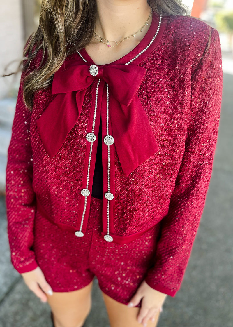 From Here On Tweed Two Piece Set