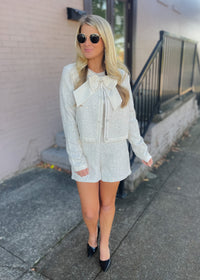 Meant To Be Here Tweed Two Piece Set