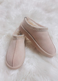 On Cloud Nine Slippers - Beige/Smaller Platform