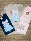 Preppy Chic Christmas Tree Graphic Tee (S-2XL)