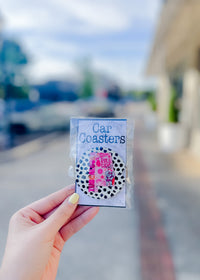 Preppy Alabama State Car Coasters