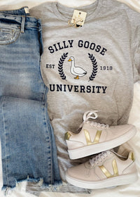 Silly Goose University Short Sleeve Graphic Tee (S-2XL)