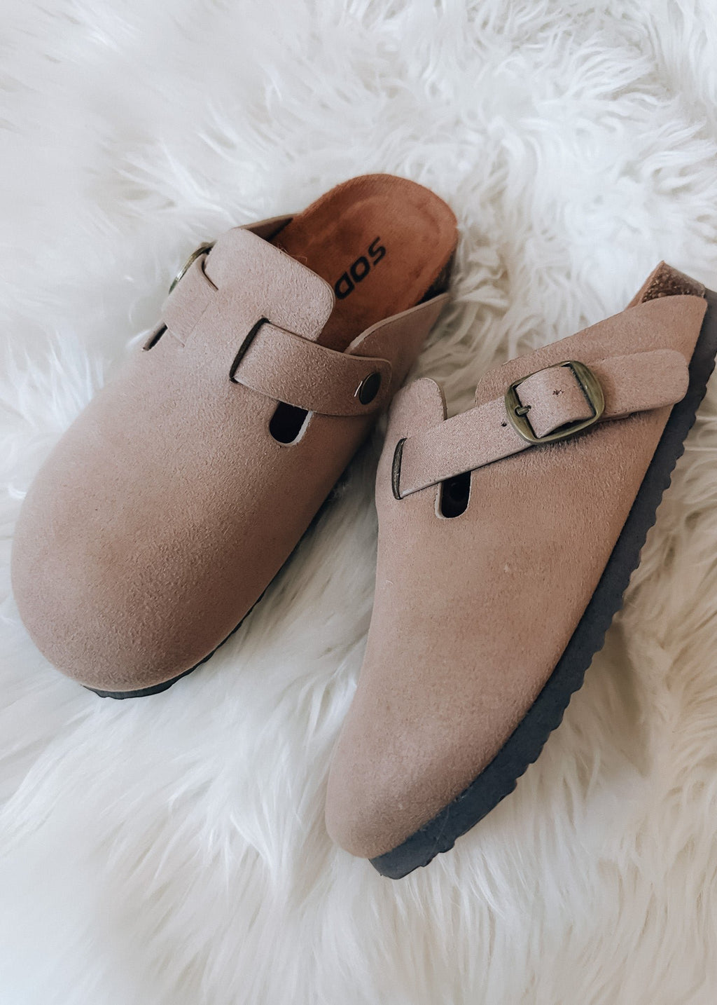 Sweet Thoughts Suede Clogs