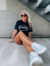 Score a touchdown in style with this Football Gameday Graphic Tee! Whether you're tailgating or watching from home, you'll be ready to cheer on your favorite team with this comfy, unisex design. This one's a surefire winner! Go long! ;)-BLACK